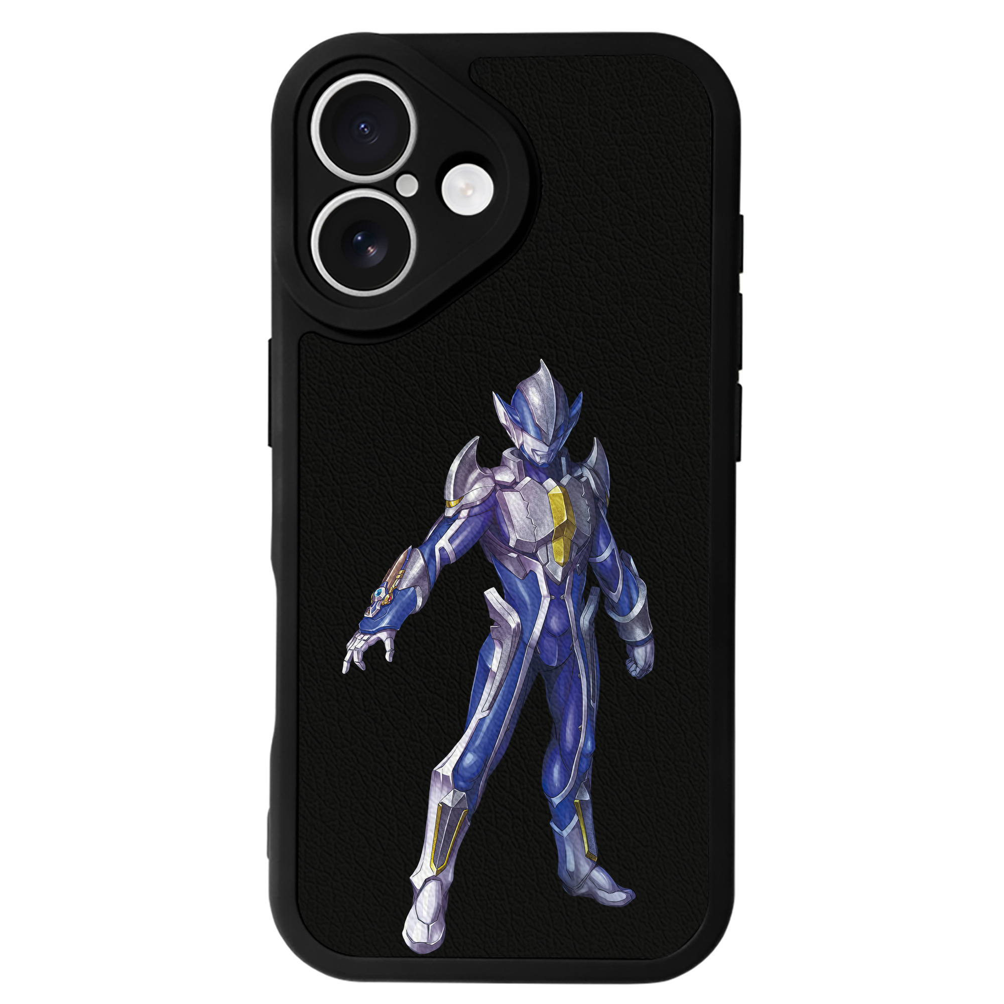 （画像用） ウルトラマン Ultraman 【iPhone 16シリーズ対応】シリコンスマホケース（レザー調） 材質：シリコン